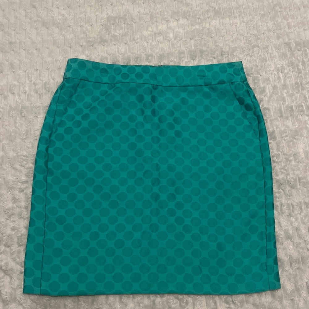 Banana Republic Skirt green polka dot vintage
